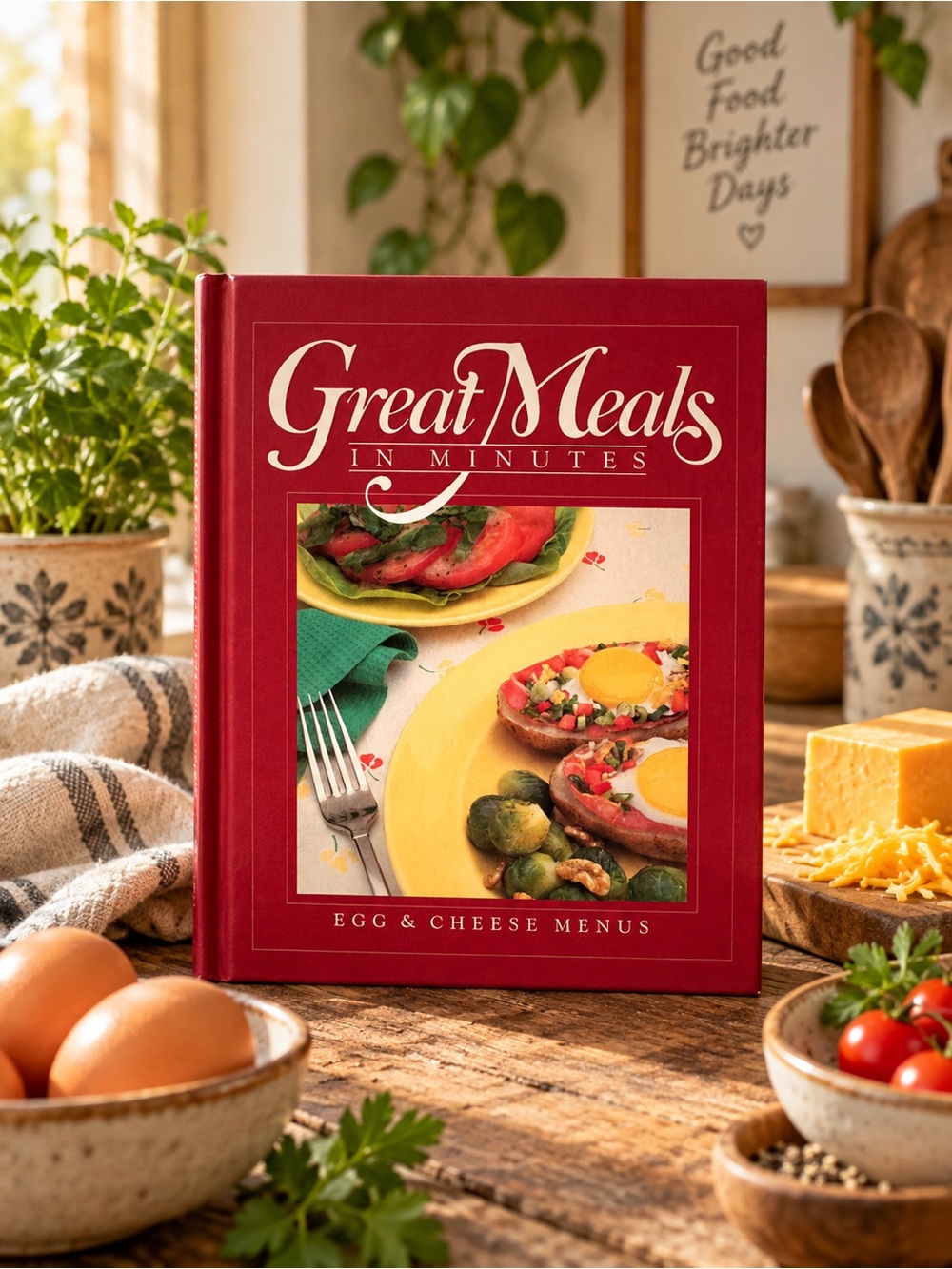 Time-Life Great Meals in Minutes Cookbook 
Egg & Cheese Menus Hardcover